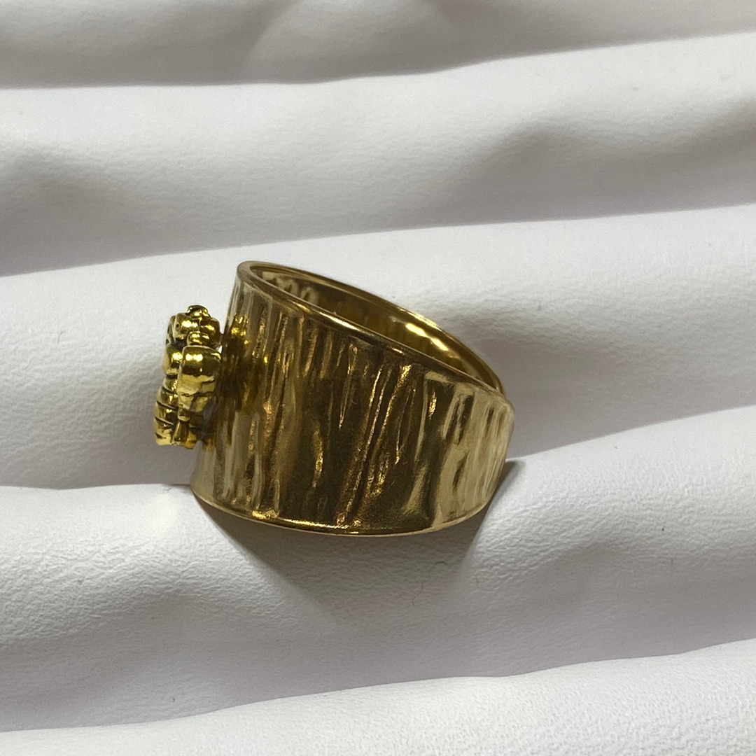Gold Bee Cuff Ring