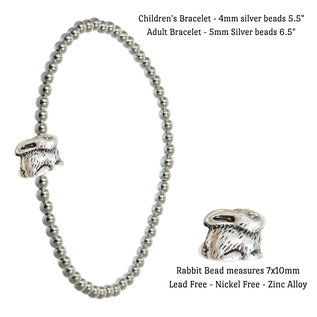 Silver Bunny Bracelet